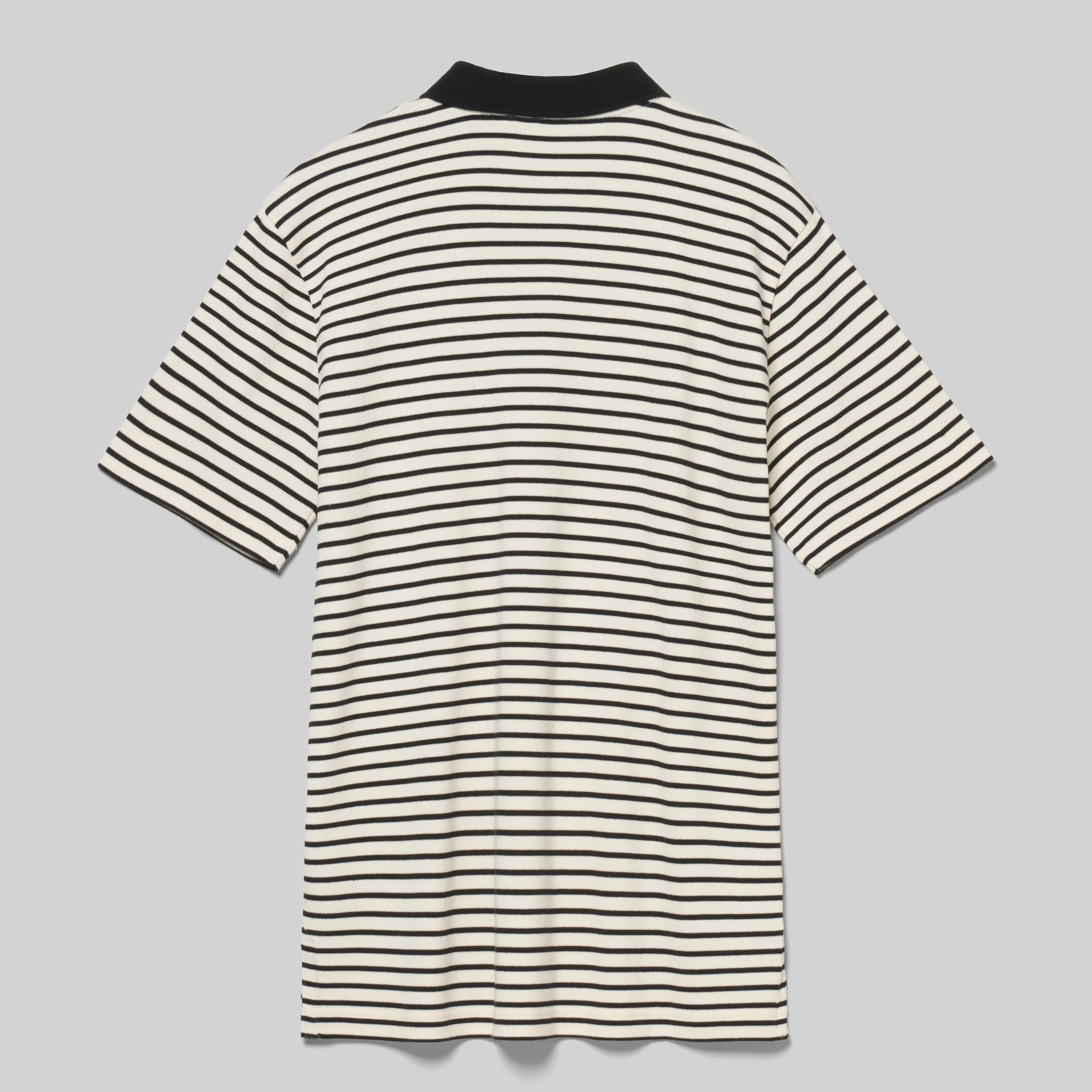 STRIPE BADGE POLO Jet Black