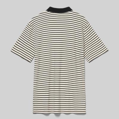 STRIPE BADGE POLO Jet Black