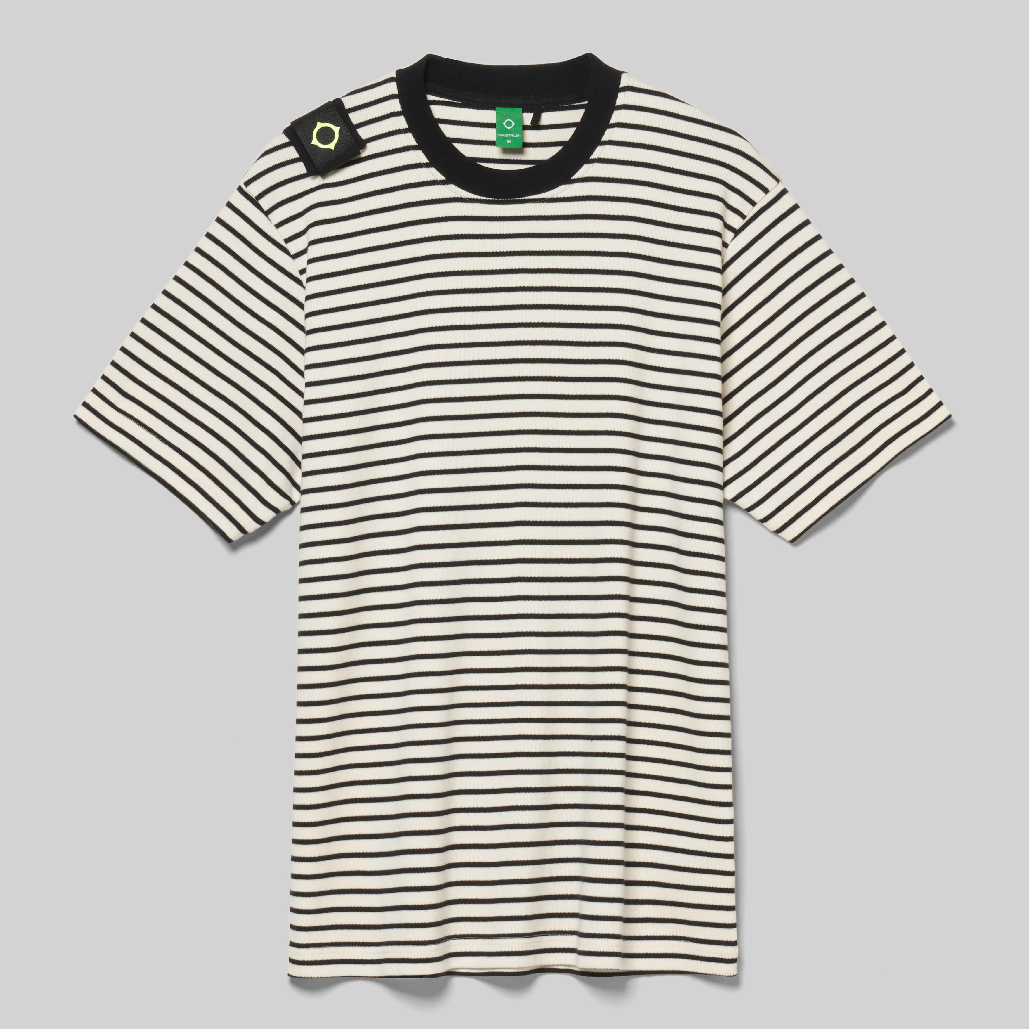 STRIPE BADGE TEE Jet Black
