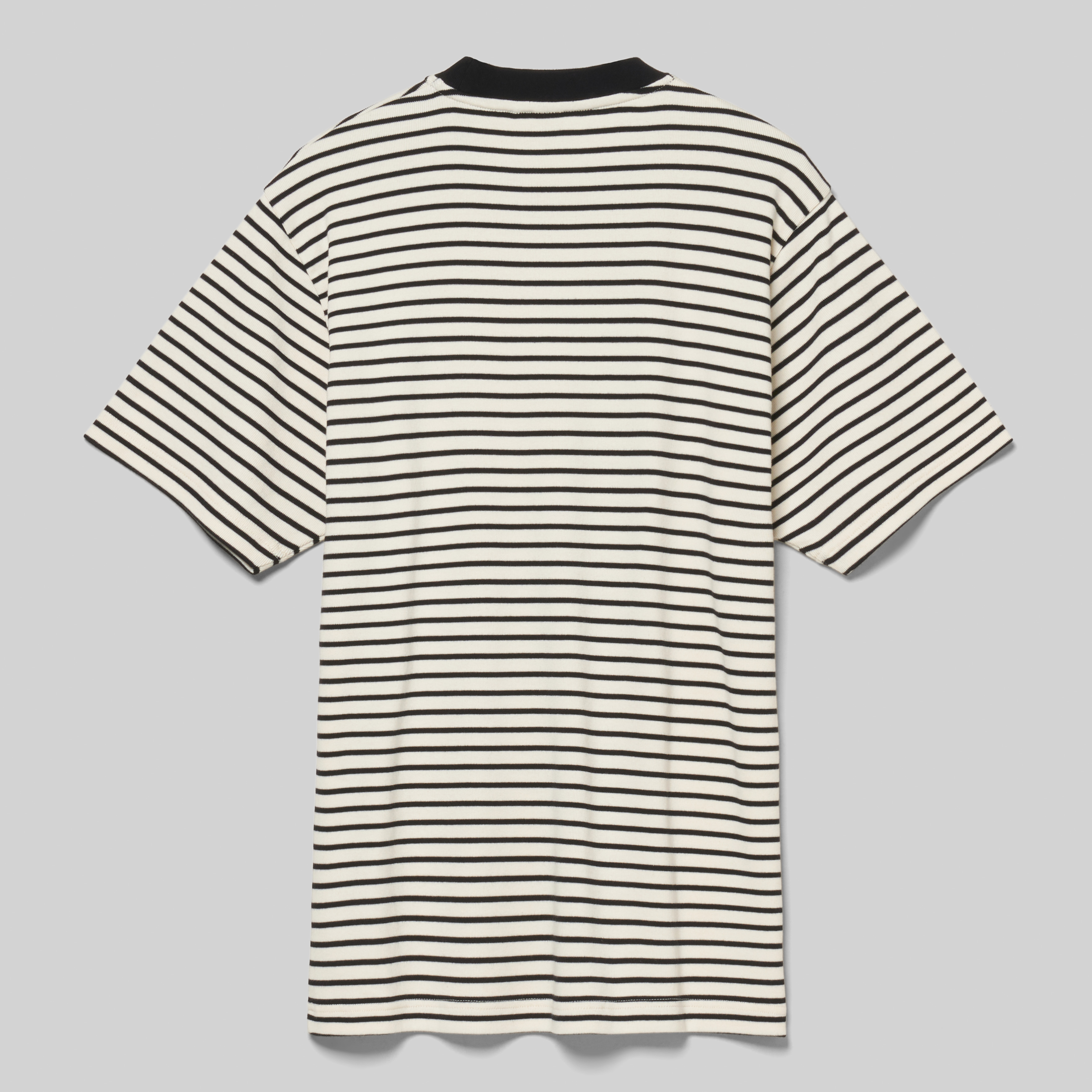 STRIPE BADGE TEE Jet Black