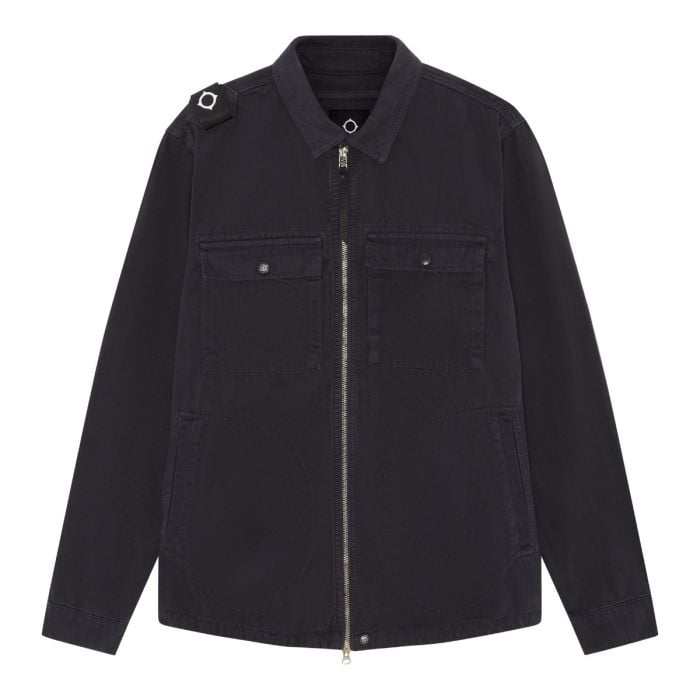 GD ZIP FRONT OVERSHIRT Dark Navy