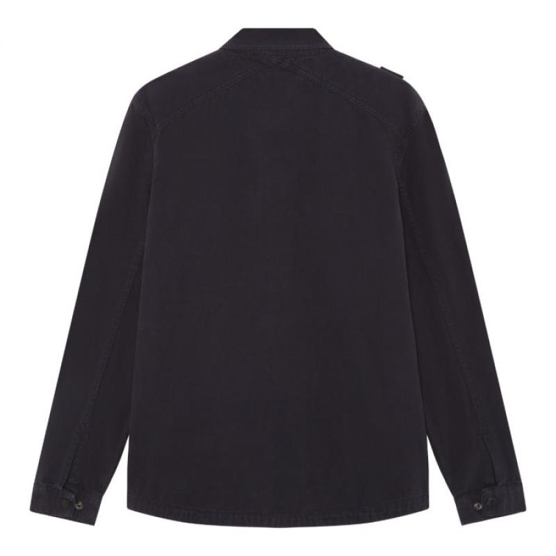 GD ZIP FRONT OVERSHIRT Dark Navy