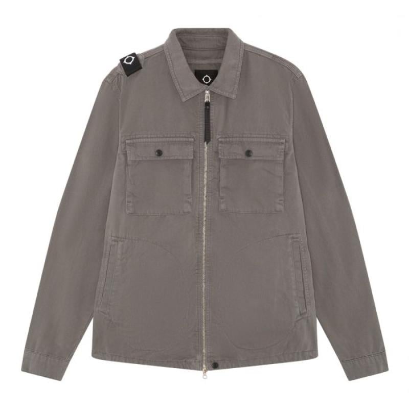 GD ZIP FRONT OVERSHIRT Dark Slate