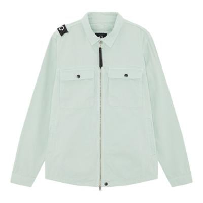 GD ZIP FRONT OVERSHIRT Mist Green