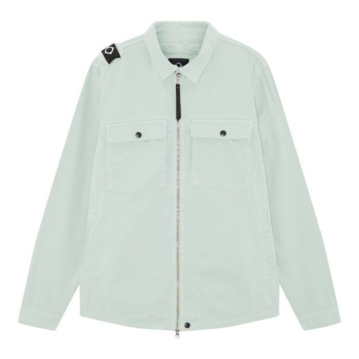 GD ZIP FRONT OVERSHIRT Mist Green